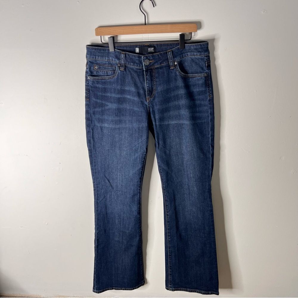 Kut from the Kloth Dark Wash Natalie Bootcut Jeans - Size 12 Casual Weekend